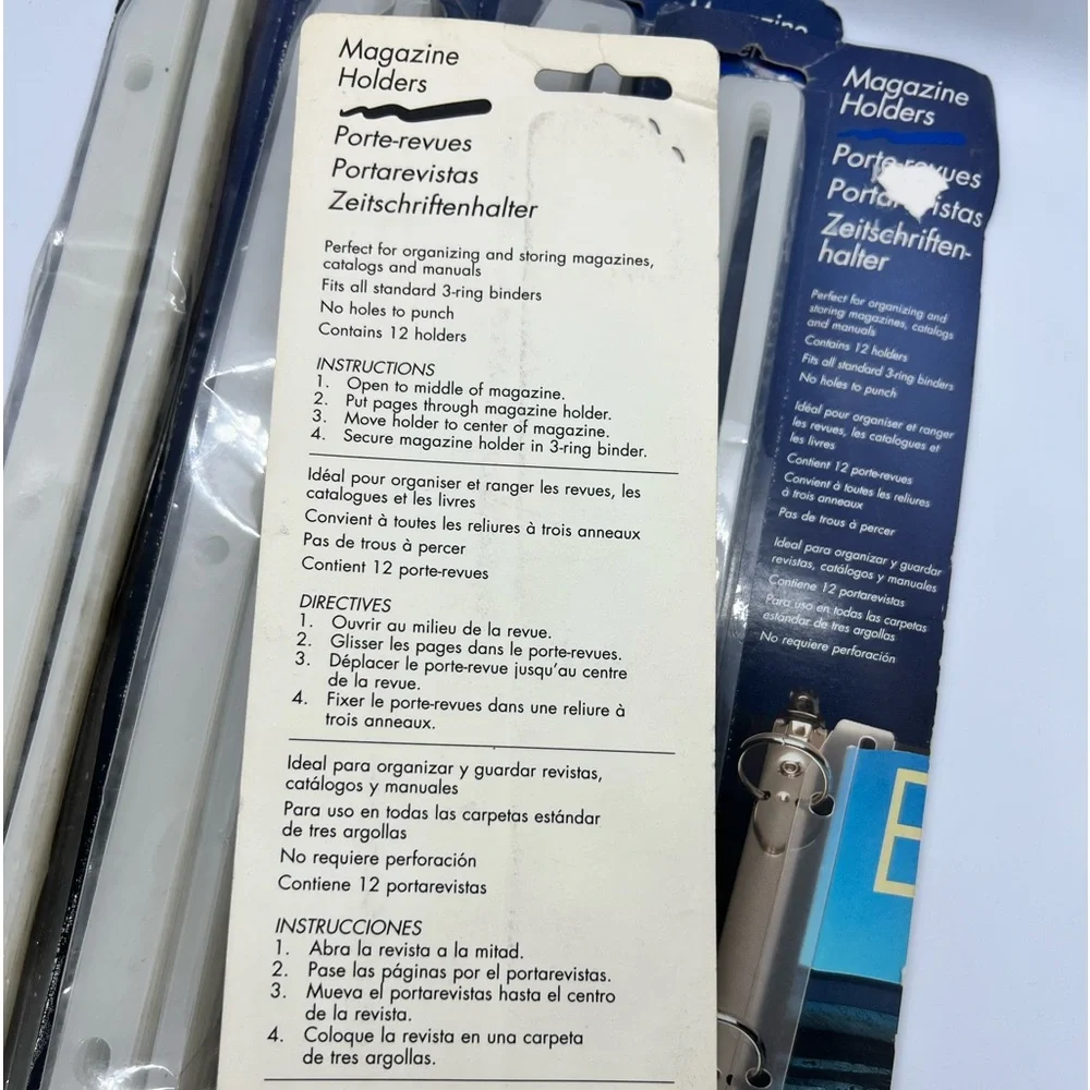 Magazine Holders for 3 Ring Binders Lot of 60